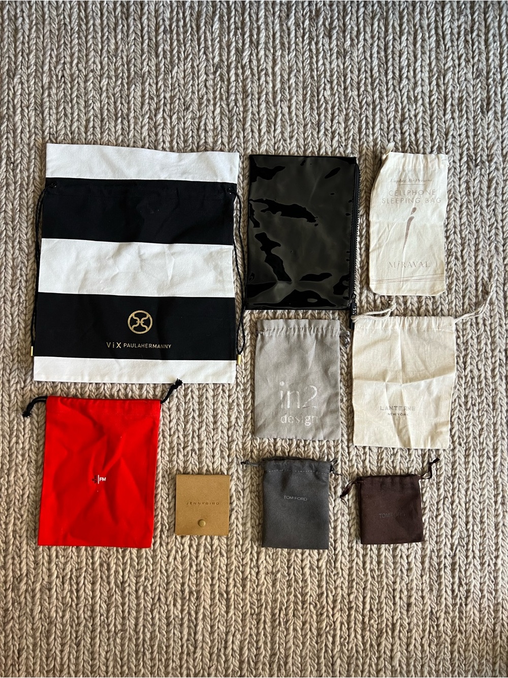 Assorted Pouches for Organizing and Packing
